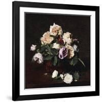 Vase de Fleurs, 1876-Henri Fantin-Latour-Framed Giclee Print