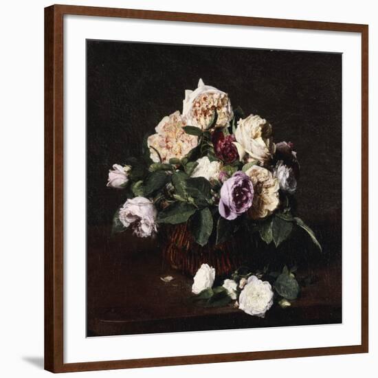 Vase de Fleurs, 1876-Henri Fantin-Latour-Framed Giclee Print