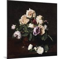 Vase de Fleurs, 1876-Henri Fantin-Latour-Mounted Giclee Print