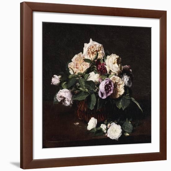 Vase de Fleurs, 1876-Henri Fantin-Latour-Framed Giclee Print