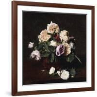 Vase de Fleurs, 1876-Henri Fantin-Latour-Framed Giclee Print