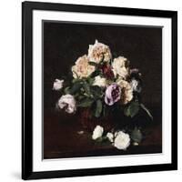 Vase de Fleurs, 1876-Henri Fantin-Latour-Framed Giclee Print