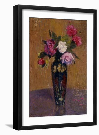 Vase de Fleurs, 1916-Henri Martin-Framed Giclee Print