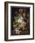 Vase de fleurs avec une tubéreuse cassée-Jan Frans van Dael-Framed Giclee Print