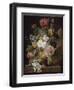 Vase de fleurs avec une tubéreuse cassée-Jan Frans van Dael-Framed Giclee Print