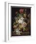 Vase de fleurs avec une tubéreuse cassée-Jan Frans van Dael-Framed Giclee Print