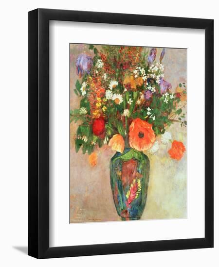 Vase De Fleurs-Odilon Redon-Framed Giclee Print