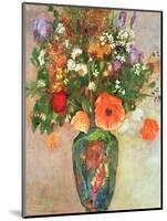 Vase De Fleurs-Odilon Redon-Mounted Giclee Print