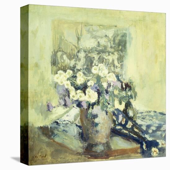 Vase de Fleurs-Edouard Vuillard-Stretched Canvas