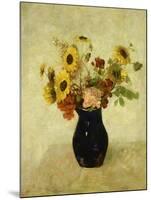 Vase de Fleurs-Odilon Redon-Mounted Giclee Print