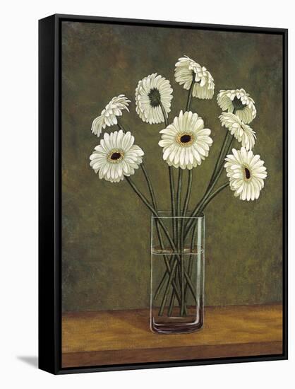 Vase de marguerite-Virginia Huntington-Framed Stretched Canvas