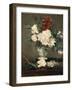 Vase de pivoines sur piédouche-Edouard Manet-Framed Giclee Print