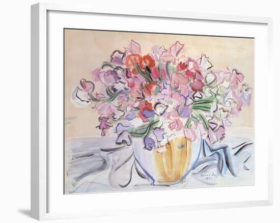 Vase de Pois de Senteur-Raoul Dufy-Framed Giclee Print