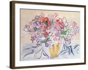 Vase de Pois de Senteur-Raoul Dufy-Framed Giclee Print
