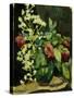 Vase De Roses, 1931 (Oil on Canvas)-Louis Valtat-Stretched Canvas