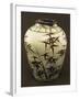 Vase Decorated with Bamboo, White Porcelain, Korea-null-Framed Giclee Print