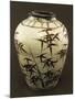 Vase Decorated with Bamboo, White Porcelain, Korea-null-Mounted Giclee Print
