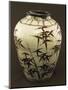 Vase Decorated with Bamboo, White Porcelain, Korea-null-Mounted Giclee Print