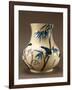 Vase Decorated with Chinese-Inspired Flowers and Birds-Joseph Wright of Derby-Framed Giclee Print