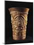 Vase Decorated with Figure of Naymlap, First King of Lambayeque, Gold, Peru-null-Mounted Giclee Print