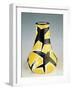 Vase Decorated with Stylized Swallows-null-Framed Giclee Print