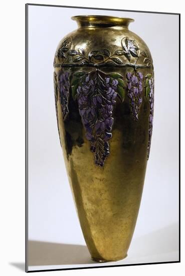 Vase Decorated with Wisteria, 1913-Jean Dunand-Mounted Giclee Print