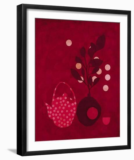 Vase et Theiere A' Po-Anna Buschulte-Framed Art Print