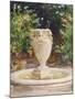 Vase Fountain, Pocantico-John Singer Sargent-Mounted Giclee Print