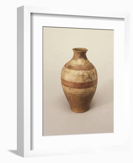 Vase from the Oppidum of Manching, Terracotta-null-Framed Giclee Print