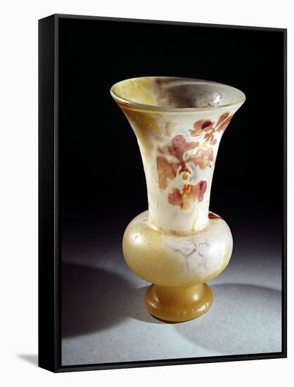 Vase (Glass)-Émile Gallé-Framed Stretched Canvas