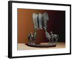 Vase Handle with Castor and Pollux-null-Framed Giclee Print