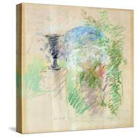 Vase in a Garden, 1890-Berthe Morisot-Stretched Canvas