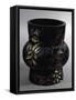 Vase in Black Glass, 1890-Ernesto Rayper-Framed Stretched Canvas