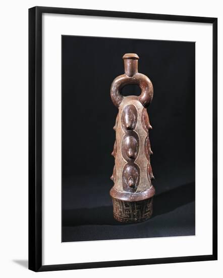 Vase in Relief, from Peru-null-Framed Giclee Print