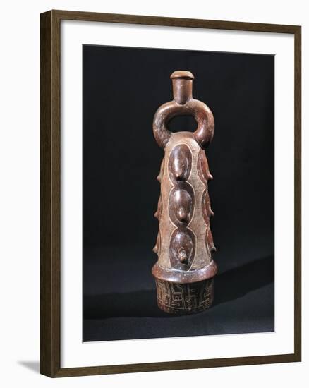 Vase in Relief, from Peru-null-Framed Giclee Print