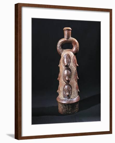 Vase in Relief, from Peru-null-Framed Giclee Print