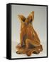Vase in Shape of Croaking Frog, Ca 1885-null-Framed Stretched Canvas