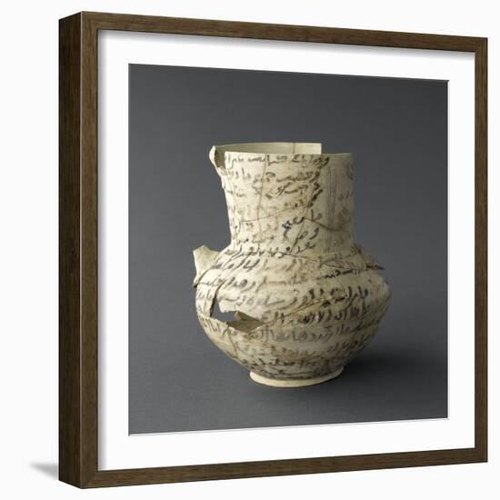 Vase inscrit-null-Framed Giclee Print