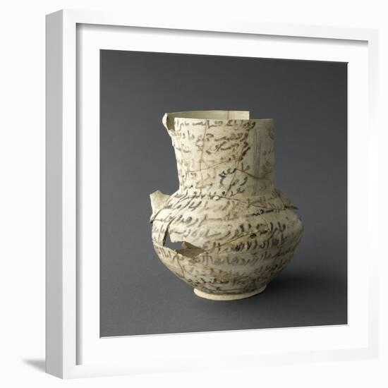 Vase inscrit-null-Framed Giclee Print