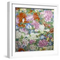 Vase "Mille fleurs"-null-Framed Giclee Print