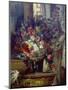 Vase Mit Blumen Auf Einer Konsole-Eugene Delacroix-Mounted Giclee Print