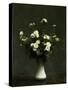 Vase of Chrysanthemums, 1871 (Oil on Canvas)-Ignace Henri Jean Fantin-Latour-Stretched Canvas