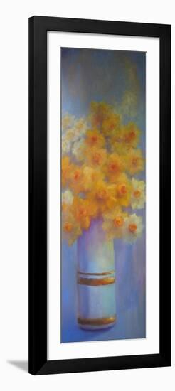 Vase of Daffodils, 2018-Lee Campbell-Framed Premium Giclee Print