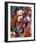 Vase of Dahlias, 1937 (Oil on Canvas)-Louis Valtat-Framed Giclee Print