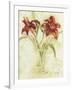 Vase of Day Lilies III-Cheri Blum-Framed Art Print