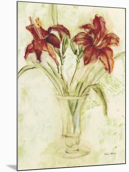 Vase of Day Lilies III-Cheri Blum-Mounted Art Print