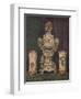 'Vase of Dresden Porcelain and Pair of Porcelain Beakers', 1863-Robert Dudley-Framed Giclee Print