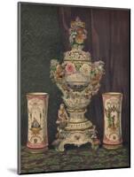 'Vase of Dresden Porcelain and Pair of Porcelain Beakers', 1863-Robert Dudley-Mounted Giclee Print