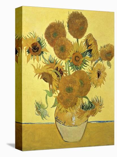 Vase of Fifteen Sunflowers, c.1888-Vincent van Gogh-Stretched Canvas