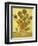 Vase of Fifteen Sunflowers, c.1888-Vincent van Gogh-Framed Premium Giclee Print